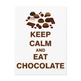 Small Keep Calm And Postinvitations Front View