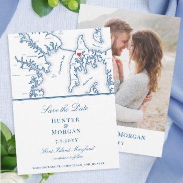 kent island maryland destination wedding photo save the date