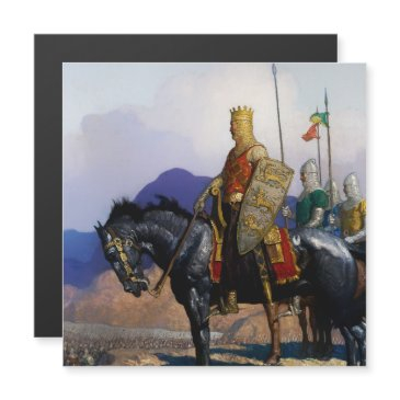 “king edward views the battle” by nc wyeth magnetic invitation