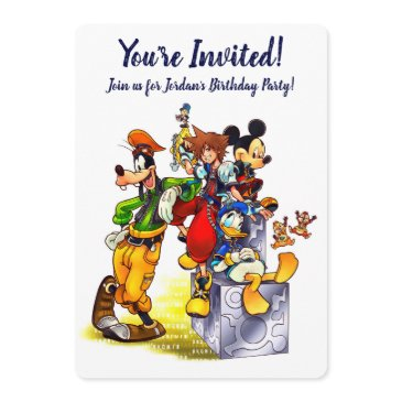 kingdom hearts: coded | group key art invitation