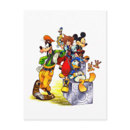Small Kingdom Hearts: Coded | Group Key Art Postinvitations Front View
