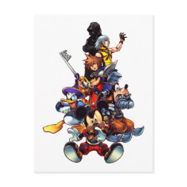 Small Kingdom Hearts: Coded | Main Cast Key Art Postinvitations Front View