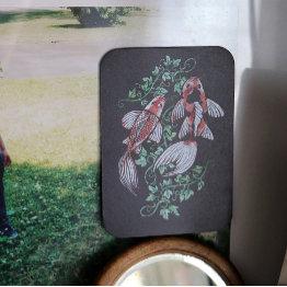 Small Koi Fish Pond Kois Ivy Japanese Fishpond    Invitation Front View