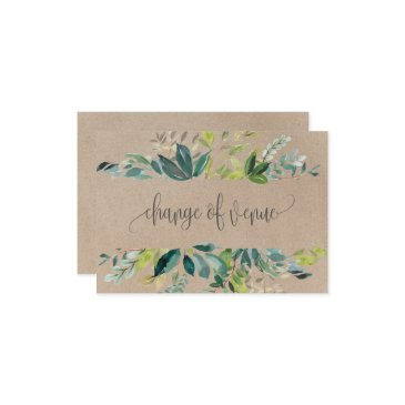 kraft foliage change of venue details invitations