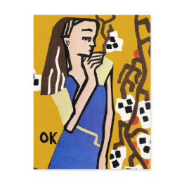 Small Kunstschau Wien Art By Kokoschka Postinvitations Front View