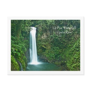 la paz waterfall, costa rica postinvitations