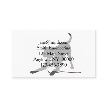 labrador retriever silhouette business invitations