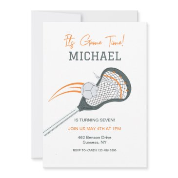 lacrosse game invitation