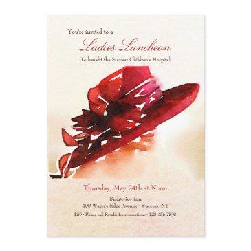 ladies luncheon fundraiser invitation