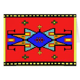 Small Lakota Dreams Blanket Design Invitations Front View