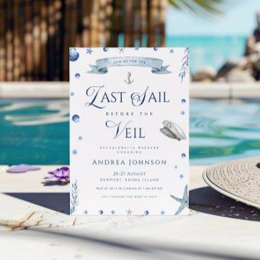 last sail before the veil nautical bachelorette invitation