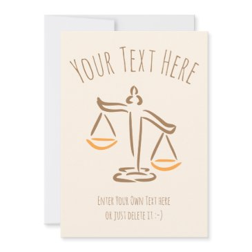 lawyer | attorney | judge | law firm / office invitation