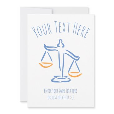 lawyer | attorney | judge | law firm / office invitation
