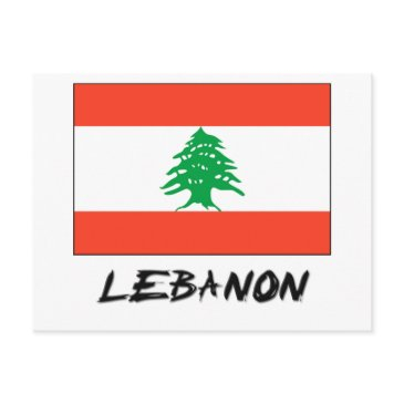 lebanon flag postinvitations