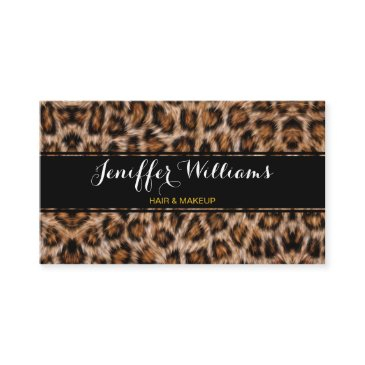 leopard spots fur jaguar animal cat skin pattern  business invitations