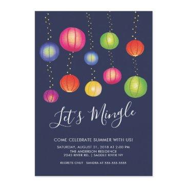 let's mingle summer party invitation