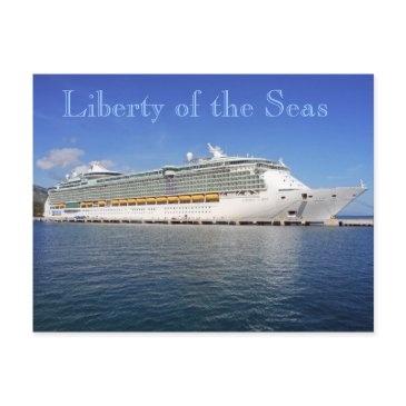 liberty of the seas - royal caribbean cruise lines postinvitations