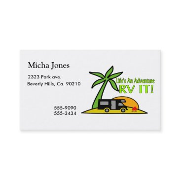 life's an adventure so rv it business invitations