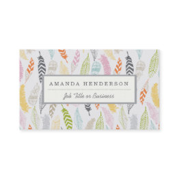 Small Light As A Feather Business Invitations Front View