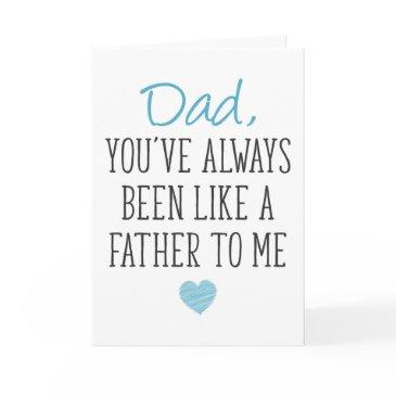 like a father to me, father's day invitations