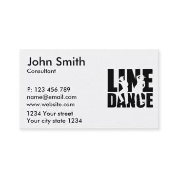 line dance business invitations