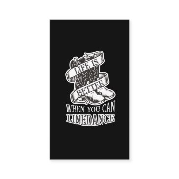 line dancing life funny country line dancer boots business invitations