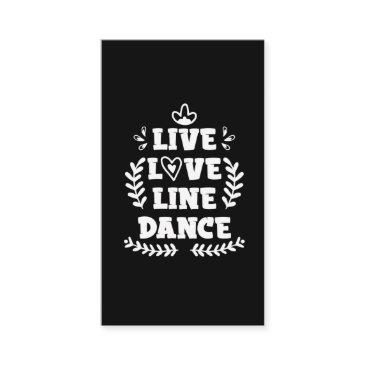 line dancing love country western line dancer business invitations