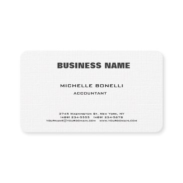 linen professional modern elegant minimalist plain business invitations