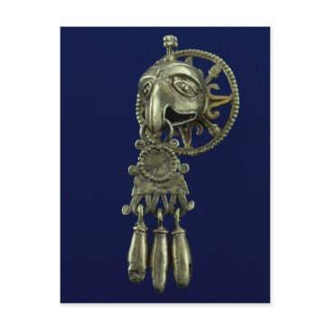 lip plug of bird god postinvitations