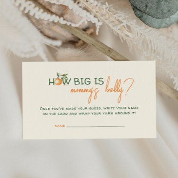 little cutie how big is mommys belly game invitations