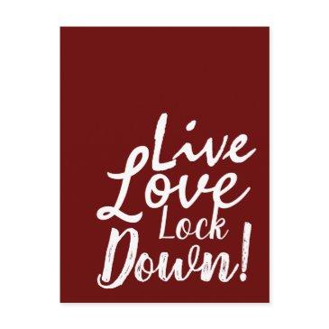 live love lock down! postinvitations