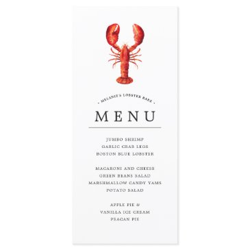 lobster bake | red tide theme menu