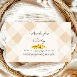Small Locally Grown Baby Shower Books For Baby Enclosure Invitations Front View