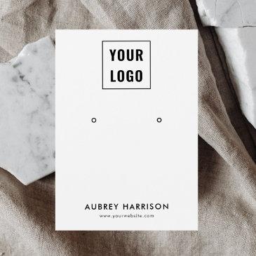 logo modern simple earring display