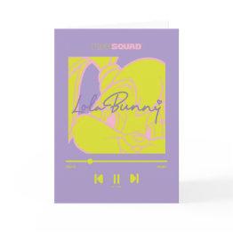 Small Lola's Music Player Invitations Front View