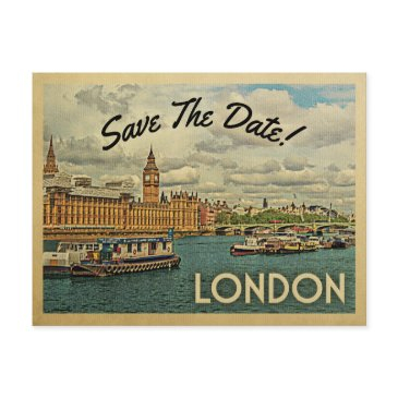 london save the date uk england announcement postinvitations
