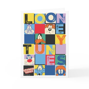 looney tunes™ character checker blocks invitations