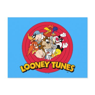 looney tunes™ character logo postinvitations