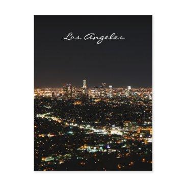los angeles night postinvitations