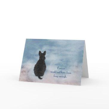 loss of scottie dog sympathy invitations