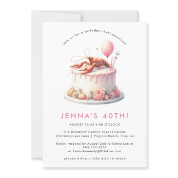 louisiana crawfish seafood boil birthday party invitation