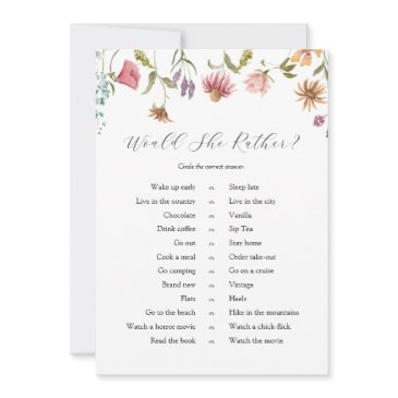love in bloom wildflower would she rather invitations