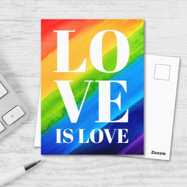 love is love rainbow pride postinvitations