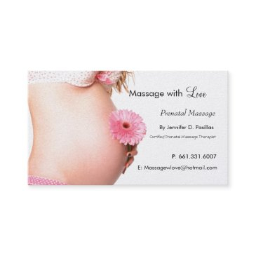 love, prenatal massage appointment invitations