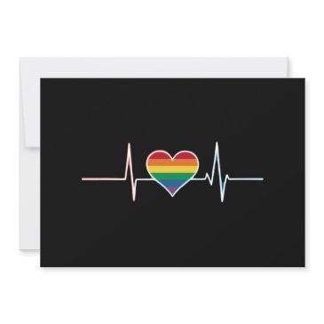 lovely lgbt gay pride heartbeat lesbian gays love announcement