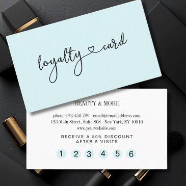 loyalty map 5 nails lashes beauty business invitations
