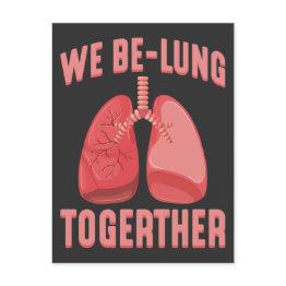 Small Lung Transplant Surgery Recovery Get Well Soon Postinvitations Front View