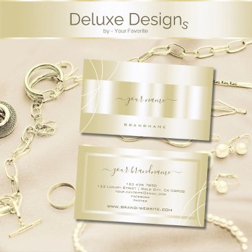 luxurious gold effect professional and stylish business invitations