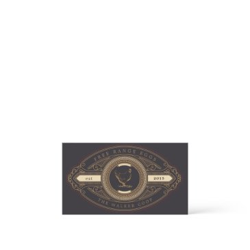luxurious vintage golden chicken farm business car business invitations