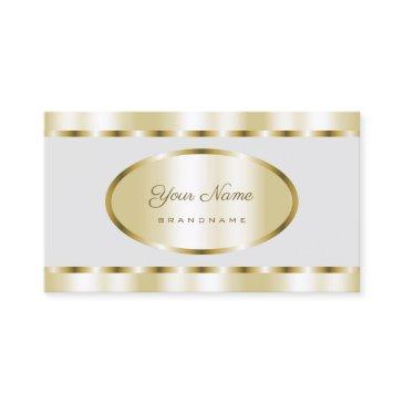 luxury gold effect and light gray professional business invitations